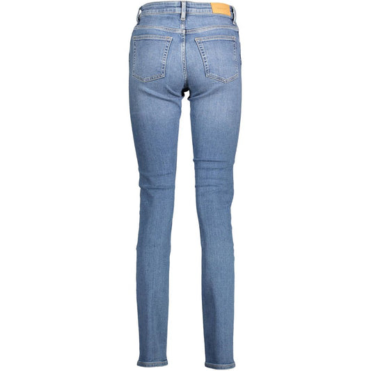 Gant Blue Cotton Women Jeans