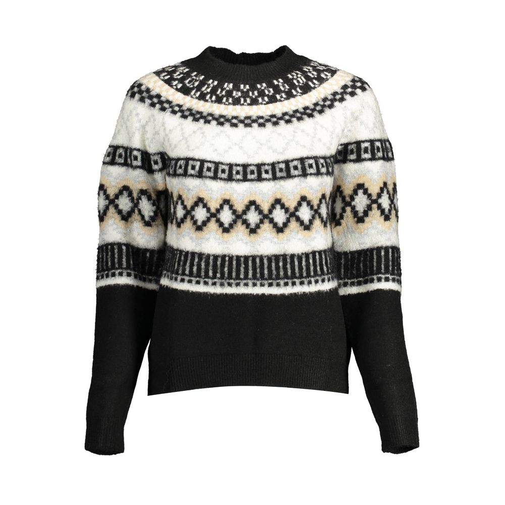Svart polyester damegenser