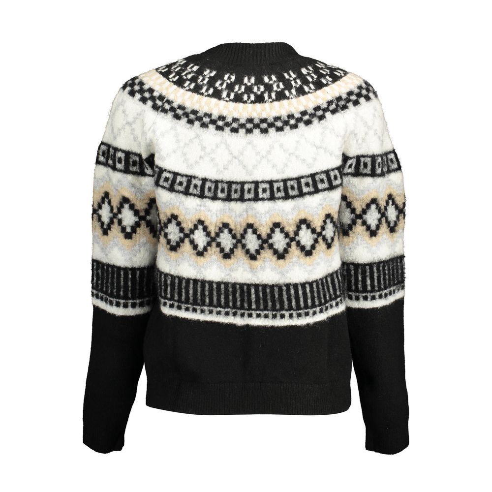 Svart polyester damegenser