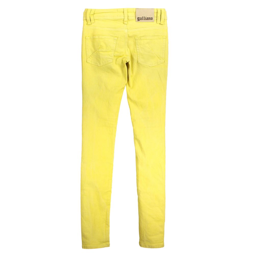 Gula bomullsjeans och byxor