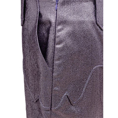 Tom Ford Purple Polyamide Midi Skirt