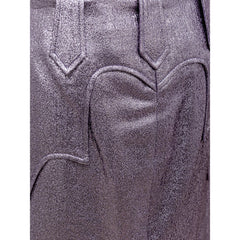 Tom Ford Purple Polyamide Midi Skirt