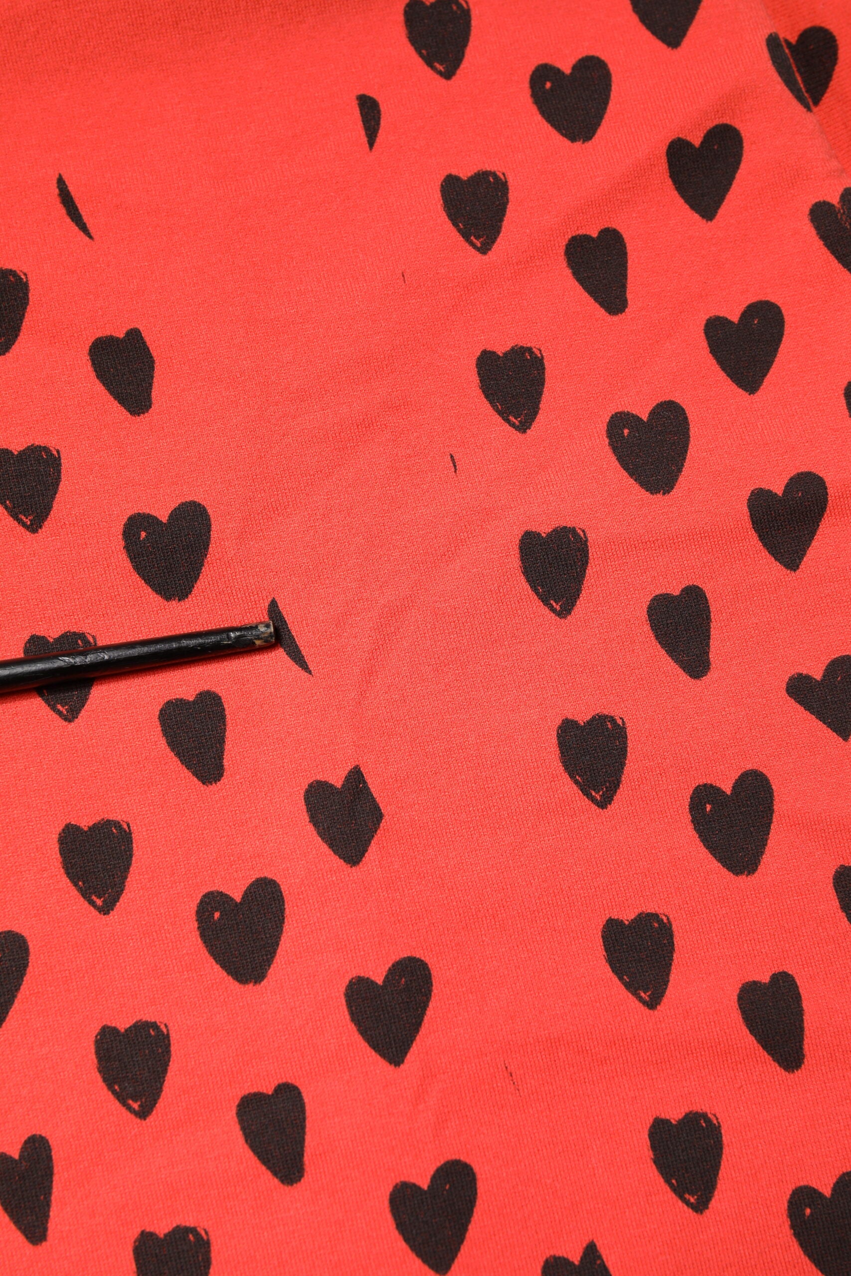 Dolce & Gabbana Red Cotton Sleeveless DG Heart Logo T-shirt