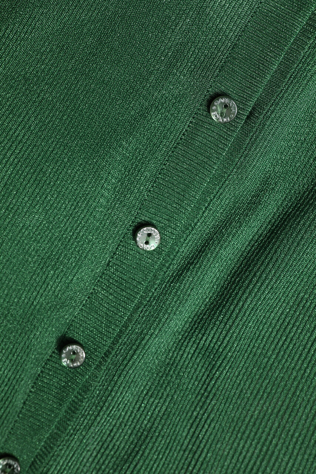 Grön polyester långärmad kofta