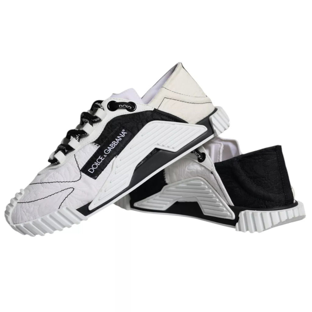 Hvite Svarte Lave NS1 Sneakers Sko