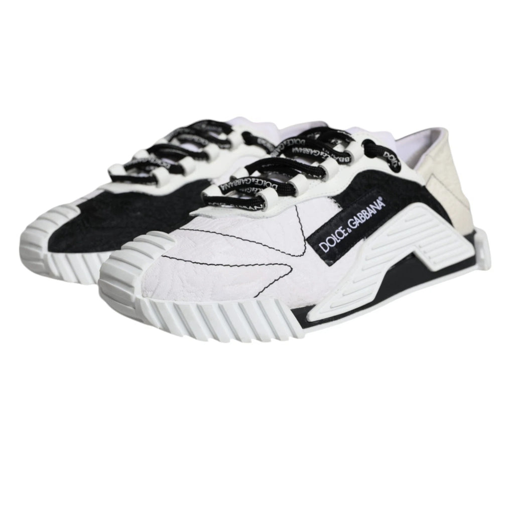 Hvite Svarte Lave NS1 Sneakers Sko
