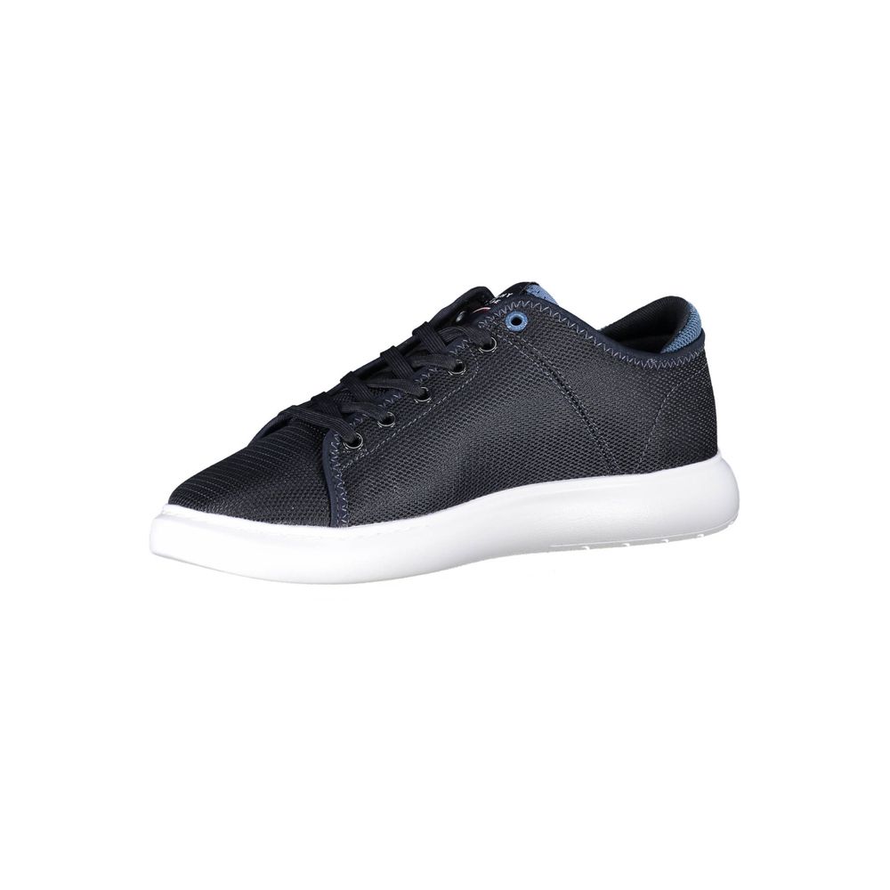 Tommy Hilfiger Blue Recycled Polyester Men Sneaker