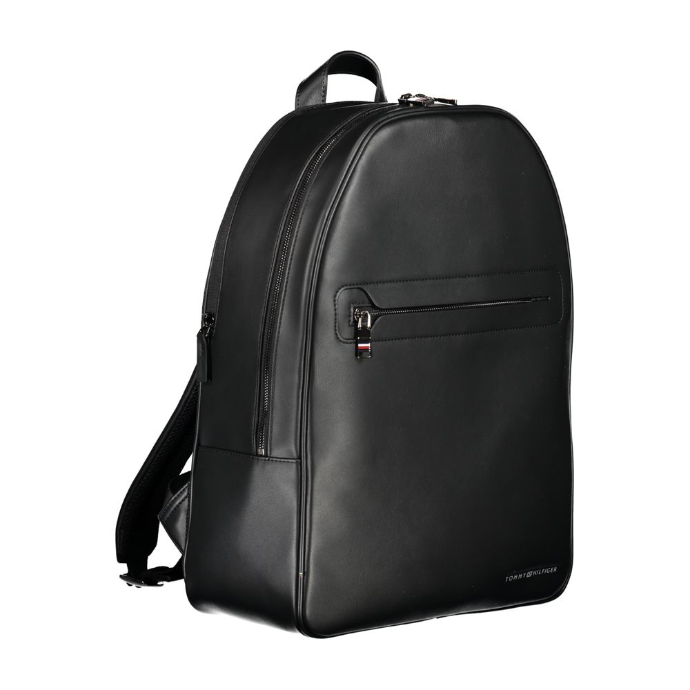 Tommy Hilfiger Nero Poliuretano Men Backpack