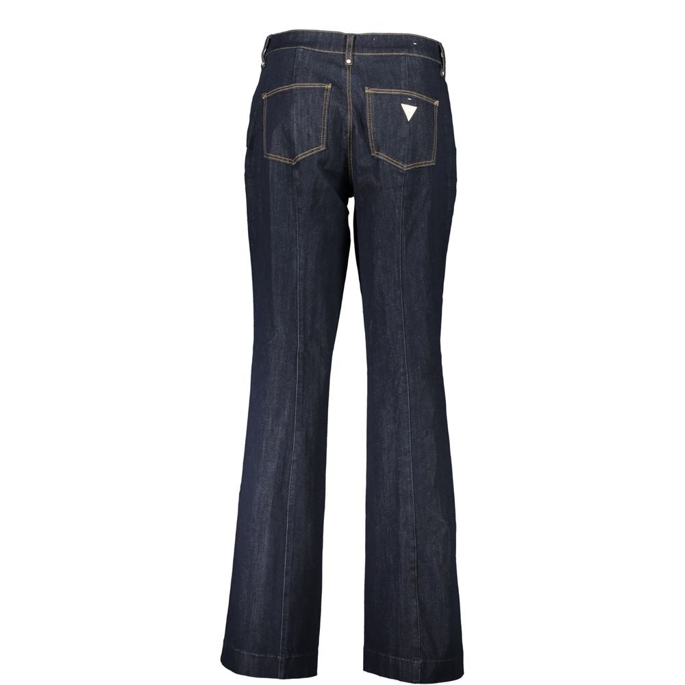 Blå bomullsjeans och byxor