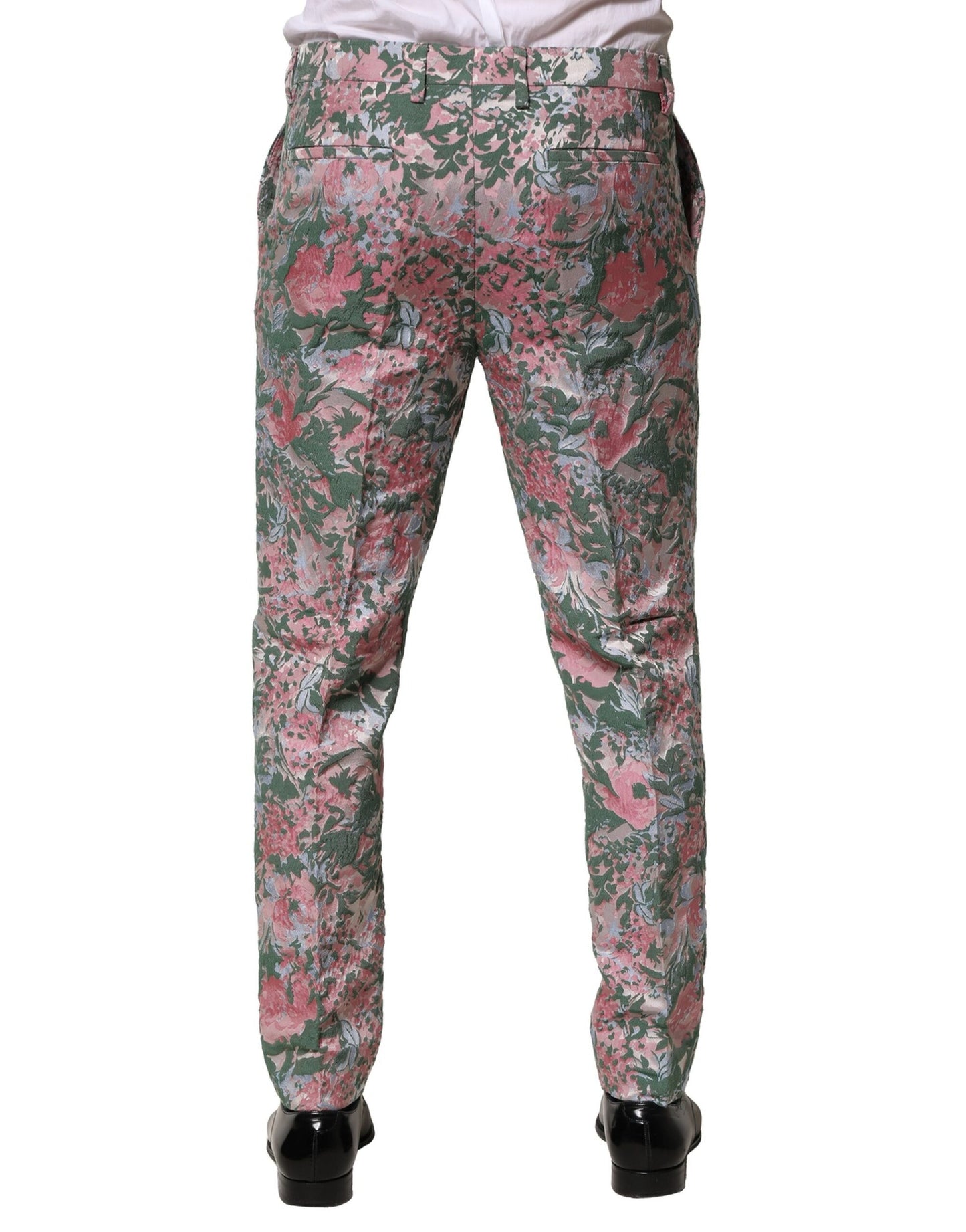 Dolce &amp; Gabbana Flerfargede Blomsterjacquardbukser