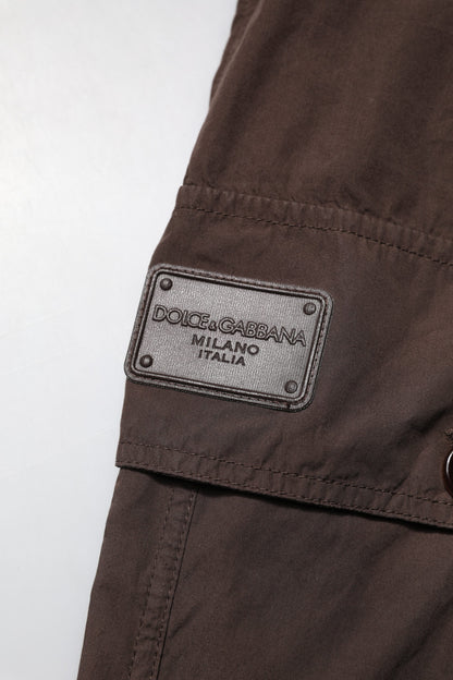 Dolce &amp; Gabbana Bruna Bomull Cargo Jogger Herrbyxor