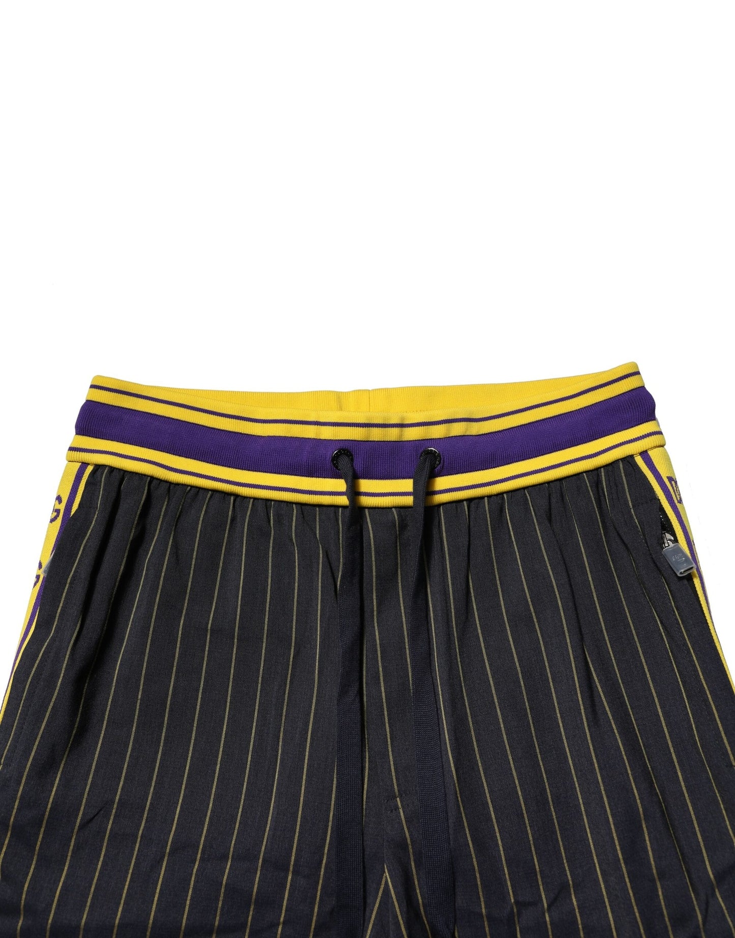Dolce &amp; Gabbana Flerfärgade Randiga Joggingbyxor i Ull