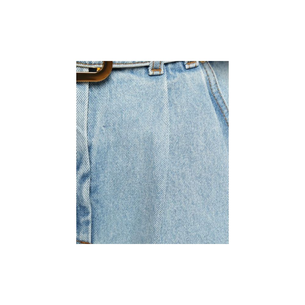 Blå bomullsshorts