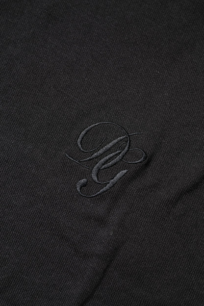 Dolce & Gabbana Dark Gray Cotton DG Logo Sweatshirt Sweater