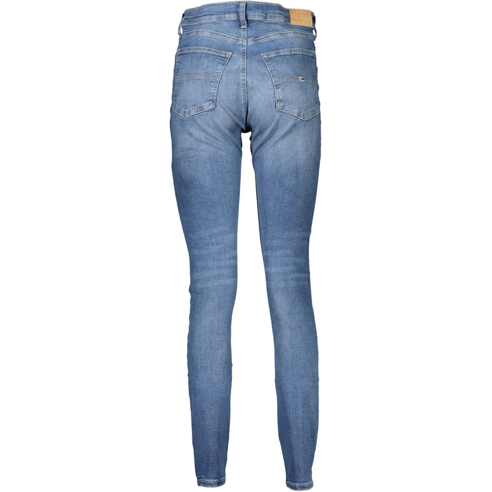 Blå bomullsjeans och byxor