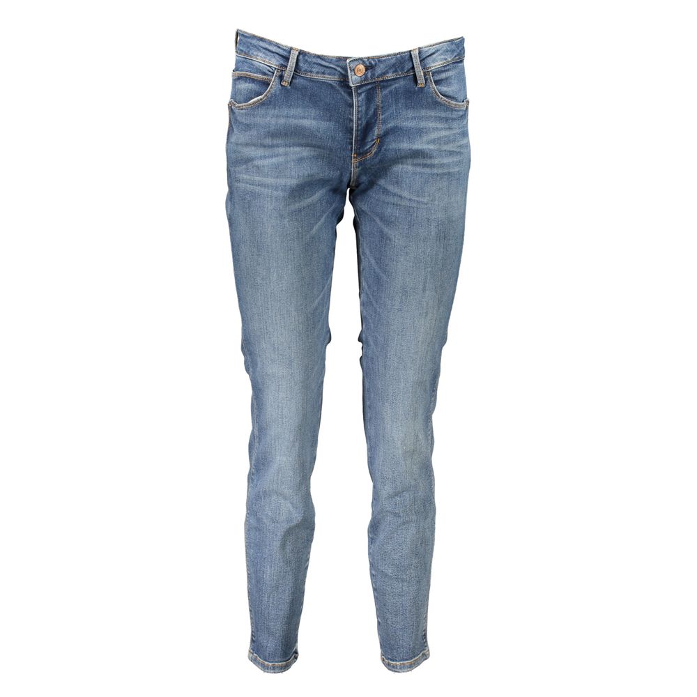 Blå bomullsjeans och byxor