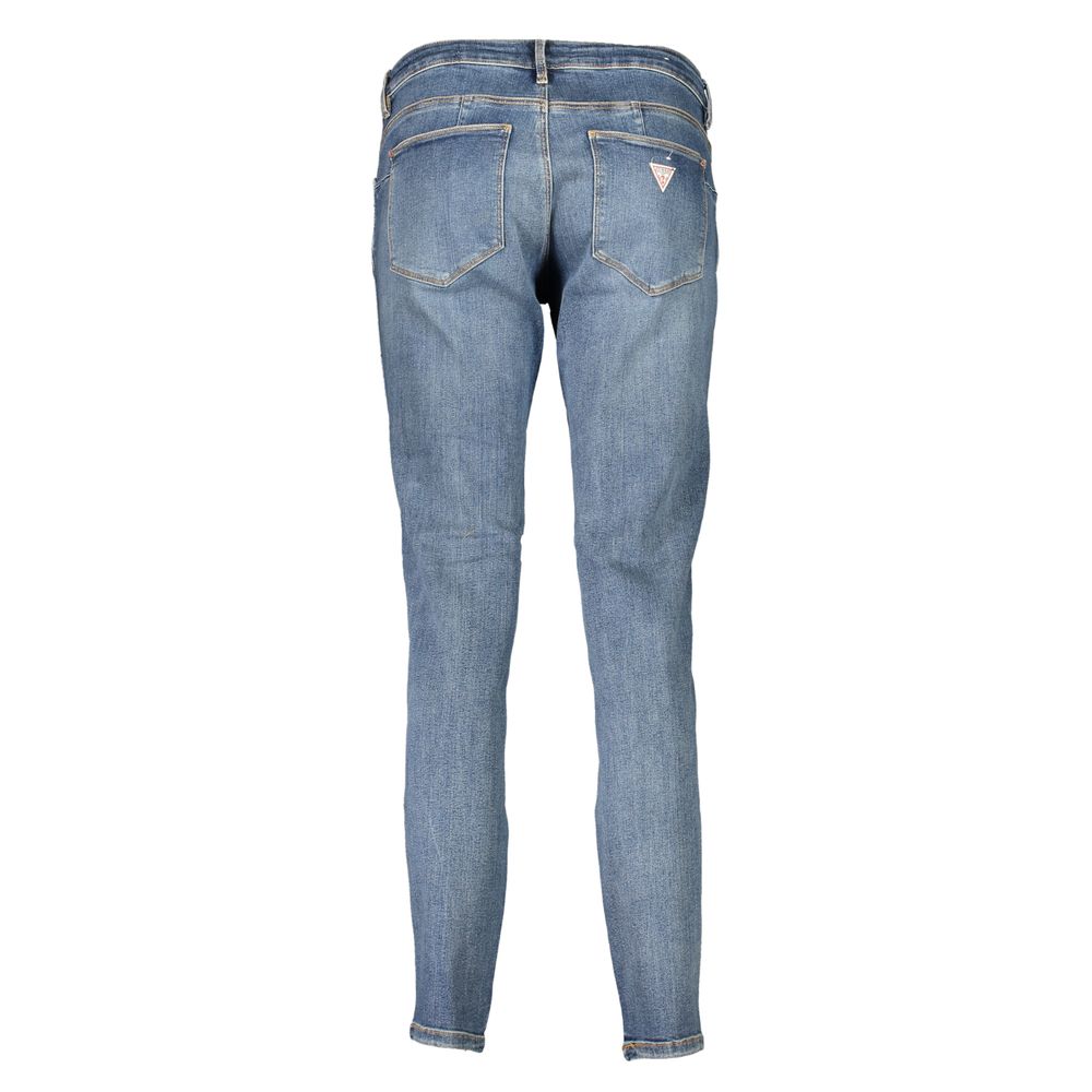 Blå bomullsjeans och byxor