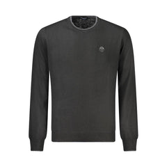 North Sails Black Wool Men Sweater