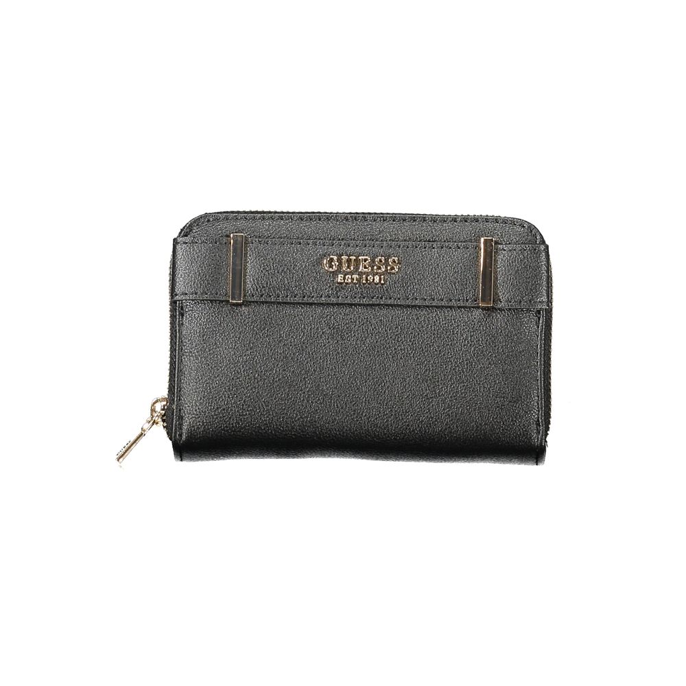 Guess Jeans Black Polyethylene Wallet
