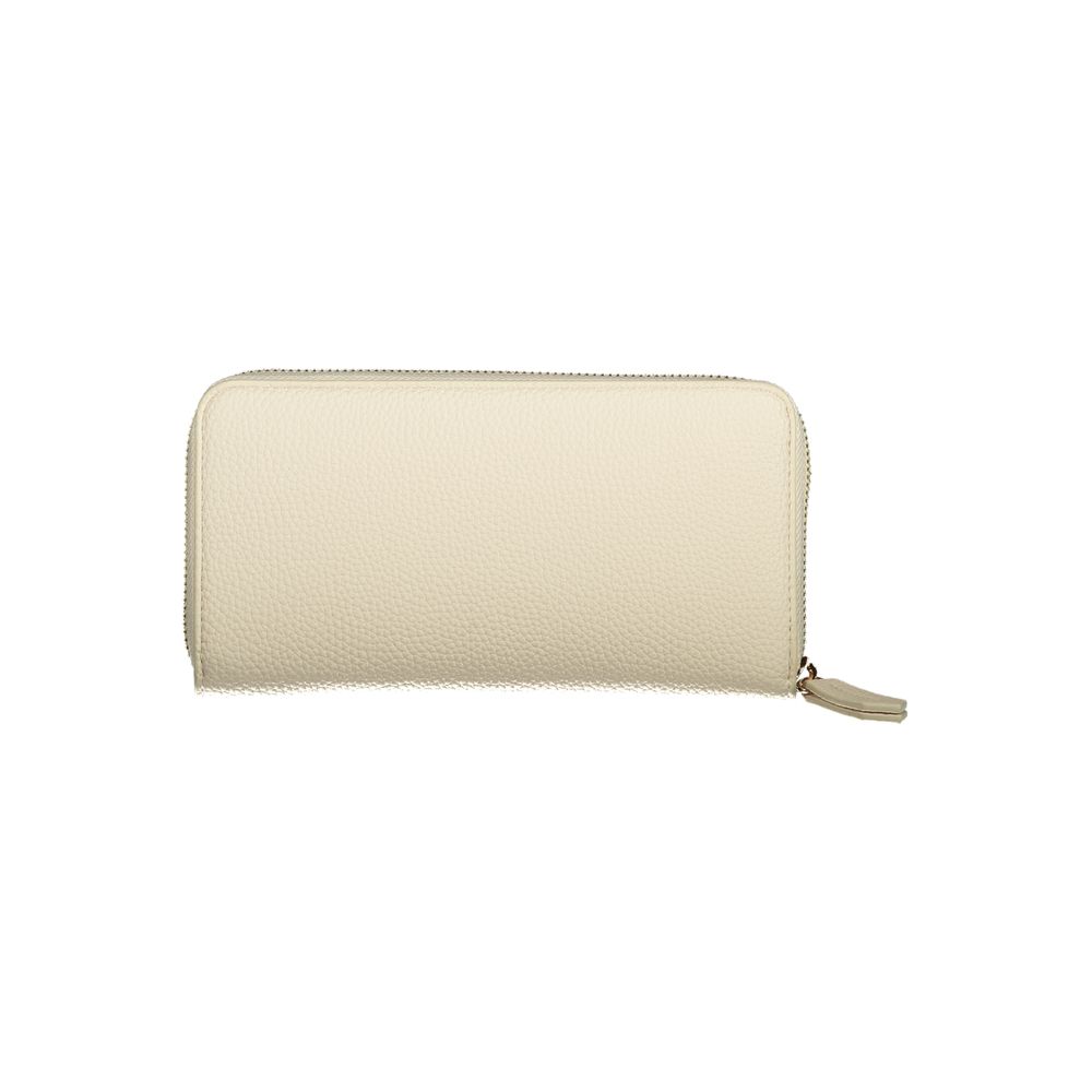 Beige polyetylen-lommebok