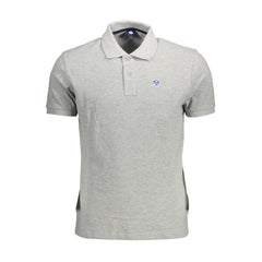 North Sails Gray Cotton Polo Shirt