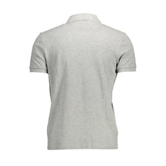 North Sails Gray Cotton Polo Shirt