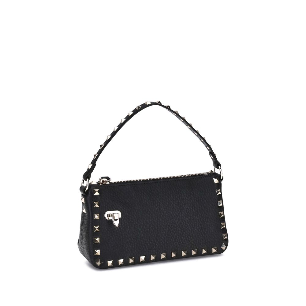 Rockstud skulderveske med glidelås