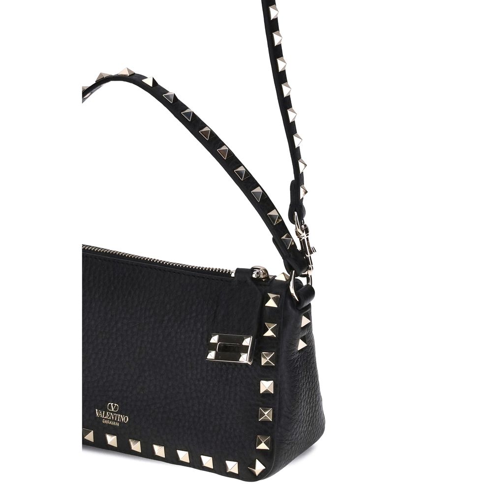 Rockstud skulderveske med glidelås