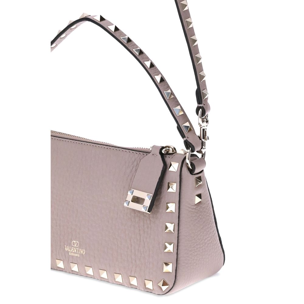 Rockstud skulderveske med glidelås