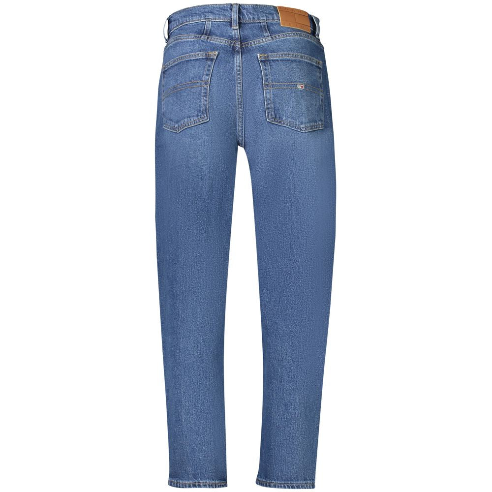 Blå bomullsjeans til dame