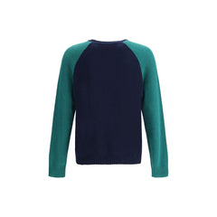 Valentino Blue Fleece Wool Sweatshirt
