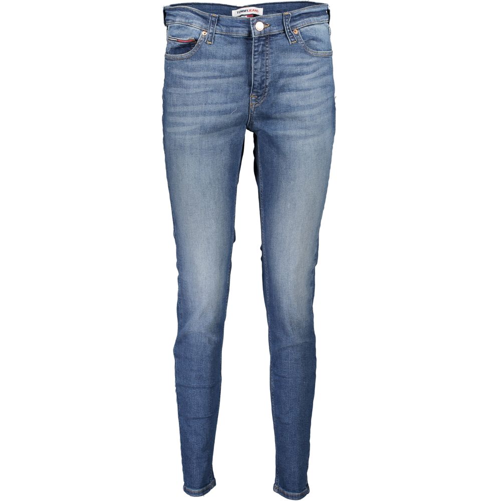 Tommy Hilfiger Blue Cotton Women Skinny Jean