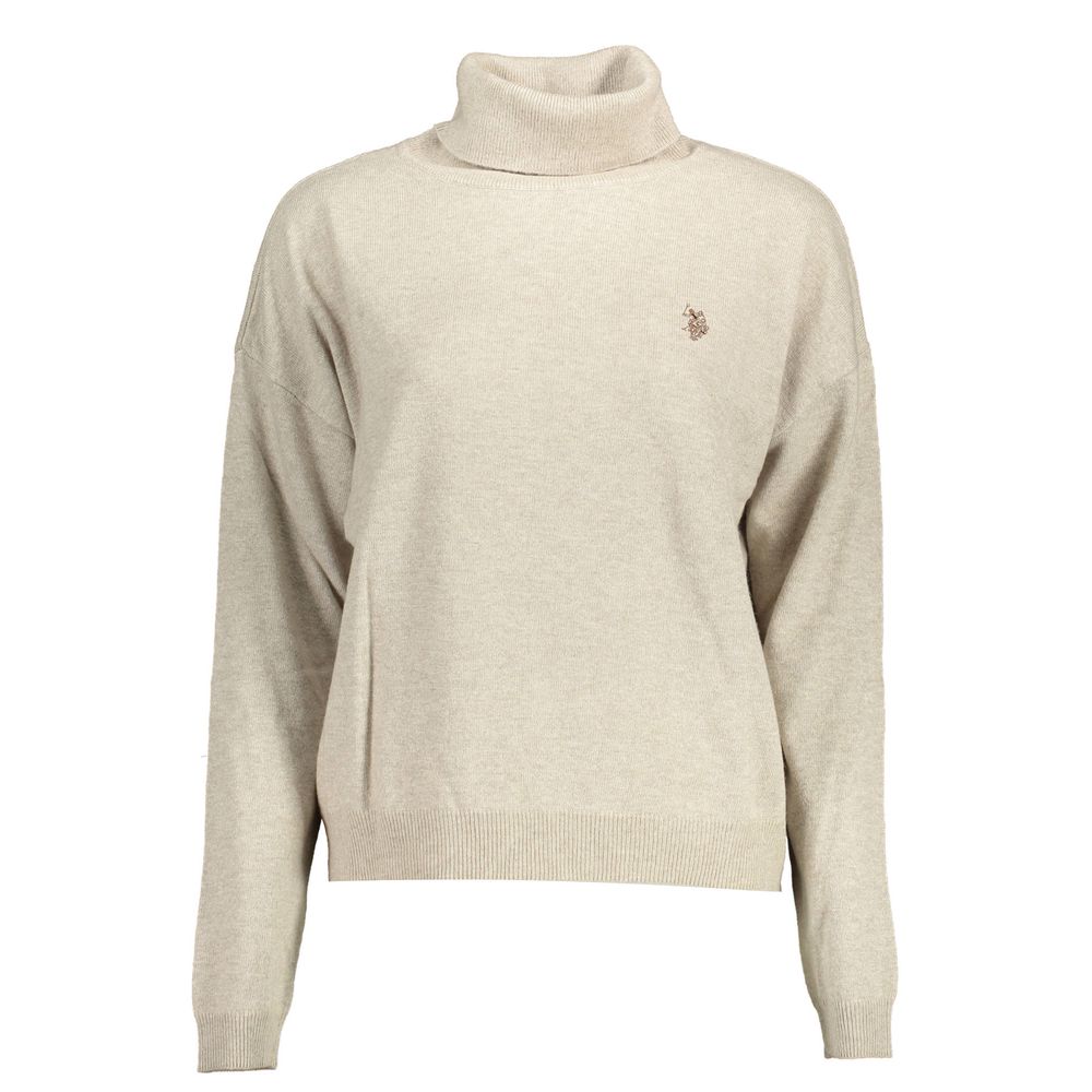 Beige ullgenser til dame