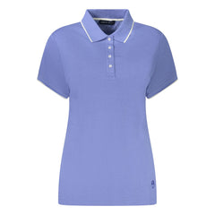 North Sails Blue Cotton Women Polo Shirt