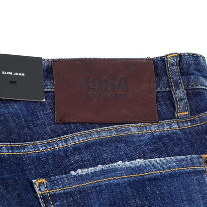 Dsquared² Blå Bomull Herr Slim Jeans