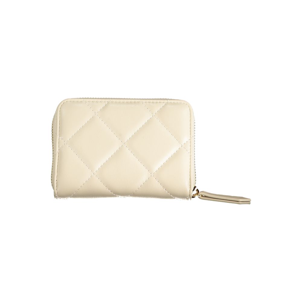 Beige polyetylen-lommebok