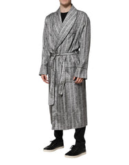 Dolce & Gabbana Multicolor Floral Robe Coat Wrap Jacket