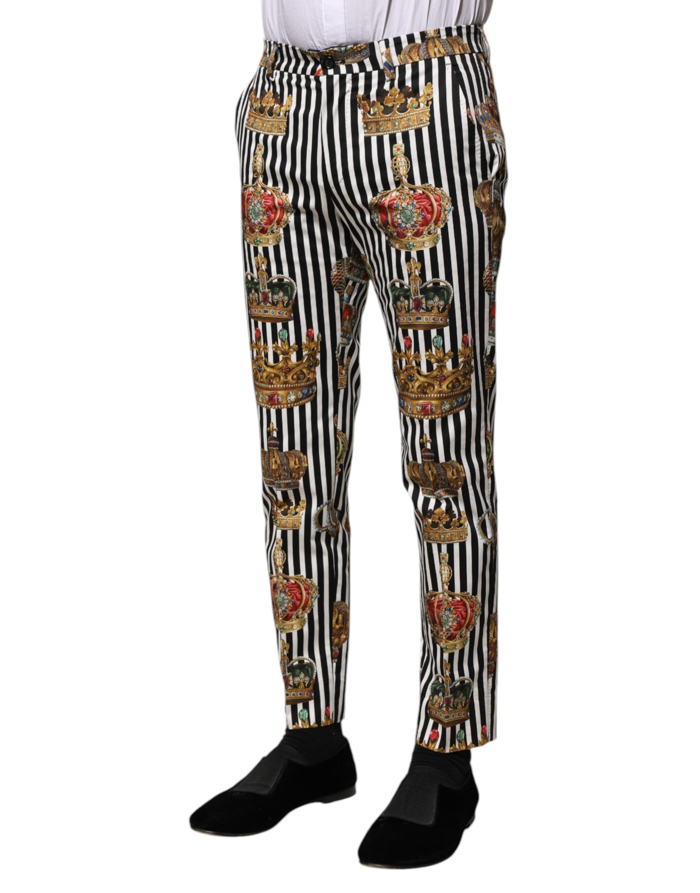 Dolce &amp; Gabbana Flerfärgade Randiga Kronbyxor