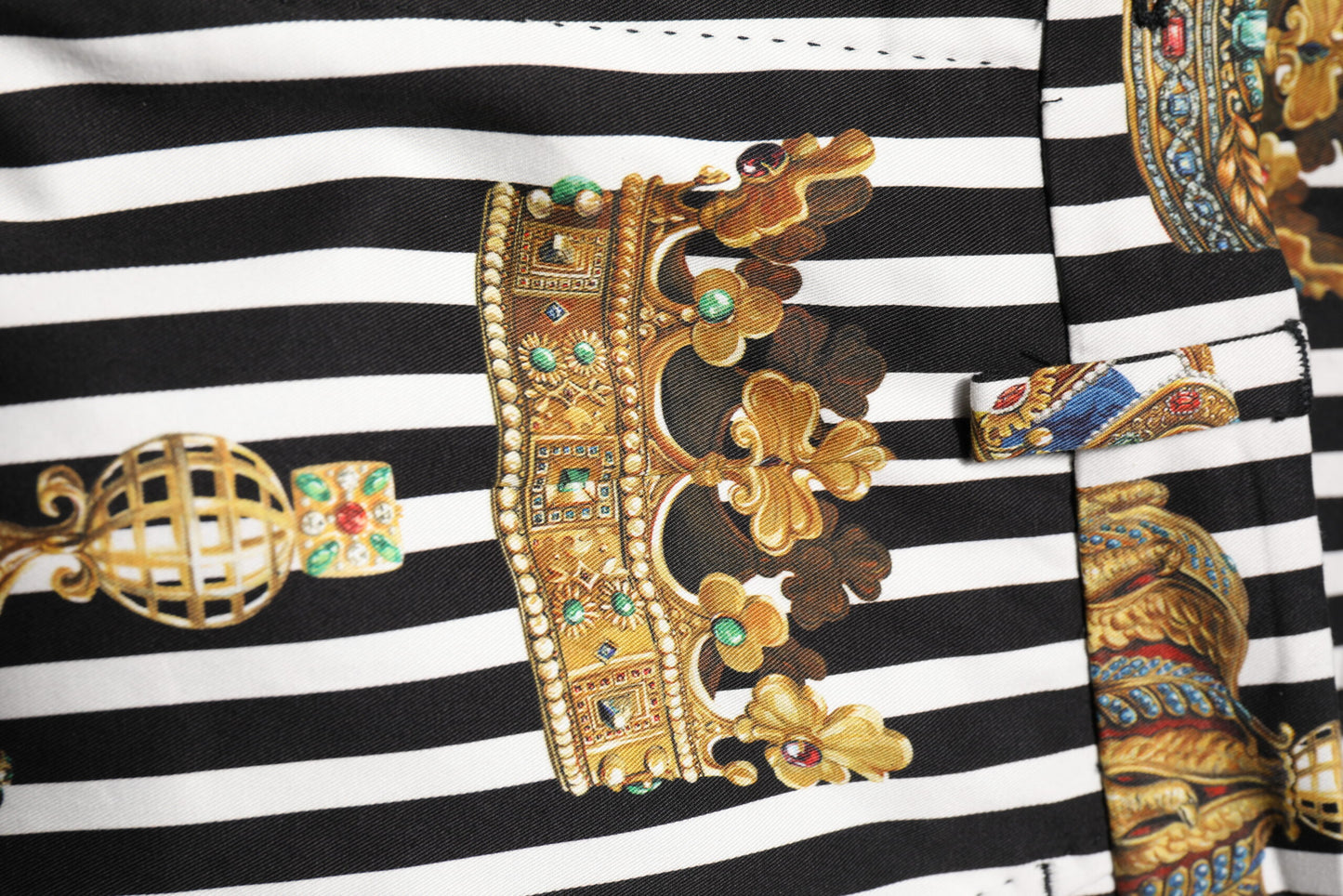 Dolce &amp; Gabbana Flerfärgade Randiga Kronbyxor