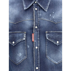 Dsquared² Blue Denim Shirt
