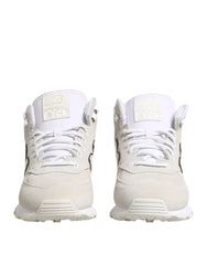 New Balance Off White Suede Sneakers Shoes