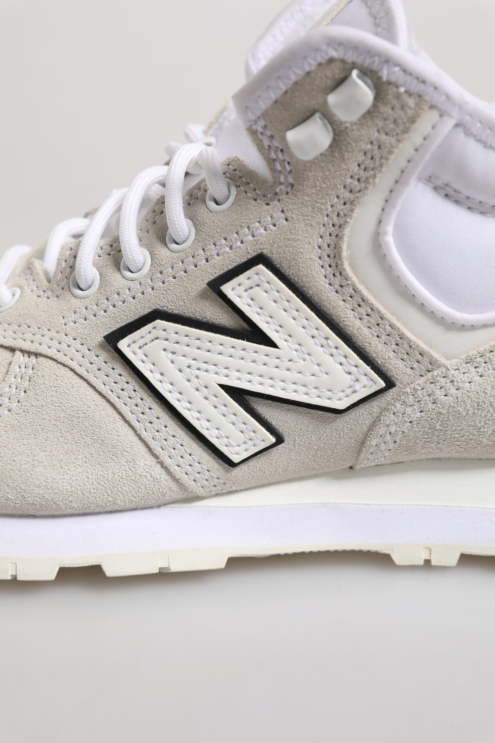 New Balance Off White Suede Sneakers Shoes