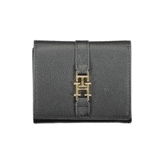 Tommy Hilfiger Black Polyurethane Women Wallet