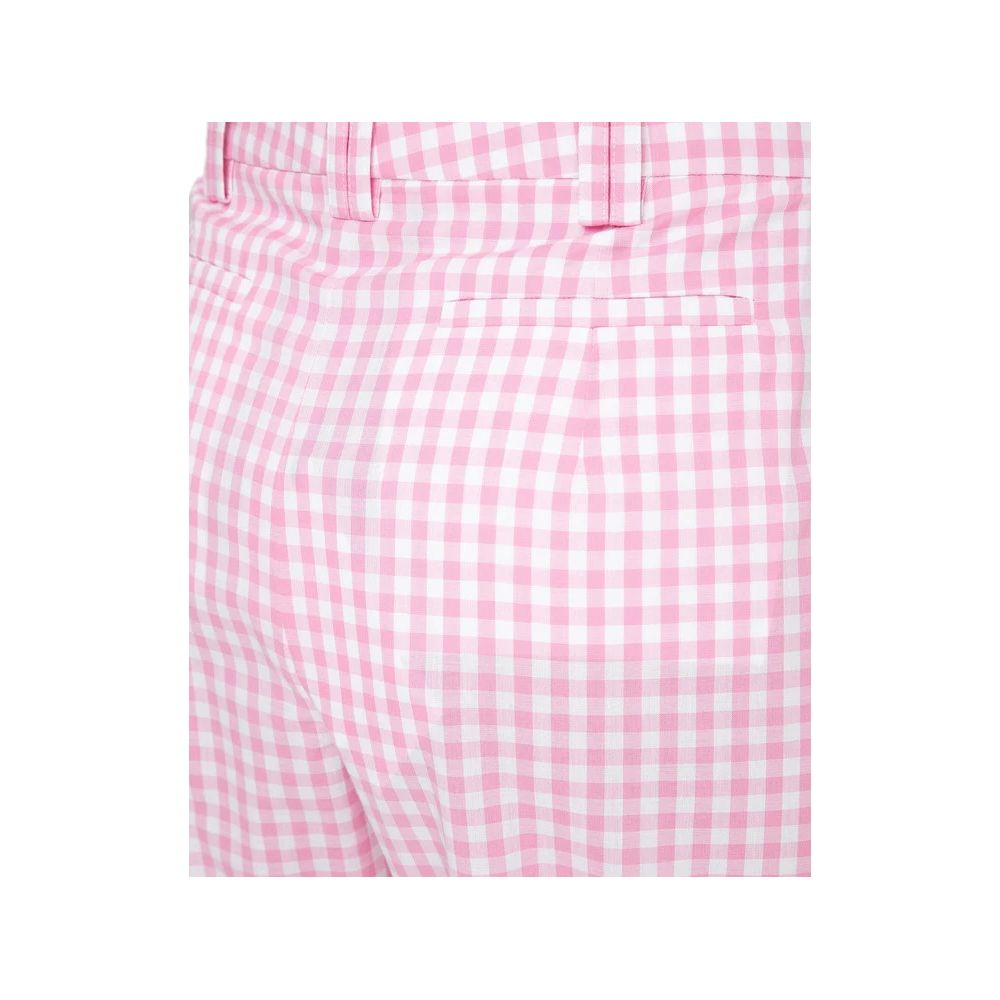 Rosa bomullsjeans och byxor