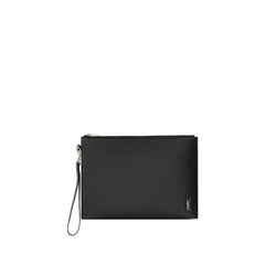 Saint Laurent Black Calf Leather Bos Taurus False