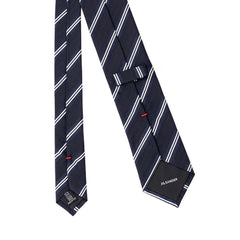 Jil Sander Gray Silk Tie
