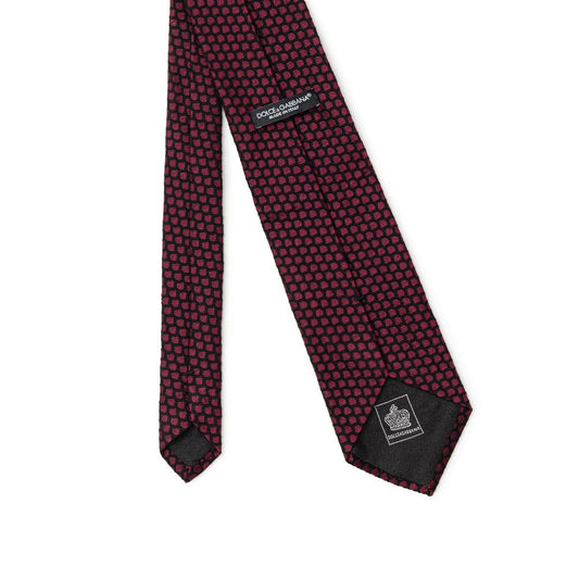 Dolce & Gabbana Purple Wool Tie
