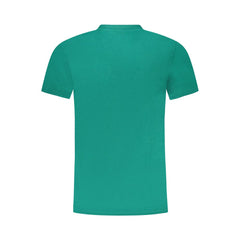 Cavalli Class Green Cotton Men T-Shirt