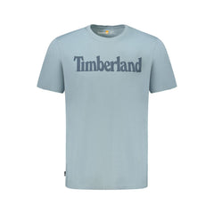 Timberland Light Blue Organic Cotton Men T-Shirt