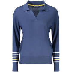 North Sails Blue Cotton Women Sweater